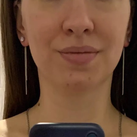 Cute CZ Dangle Earrings - Picture 3 of 5